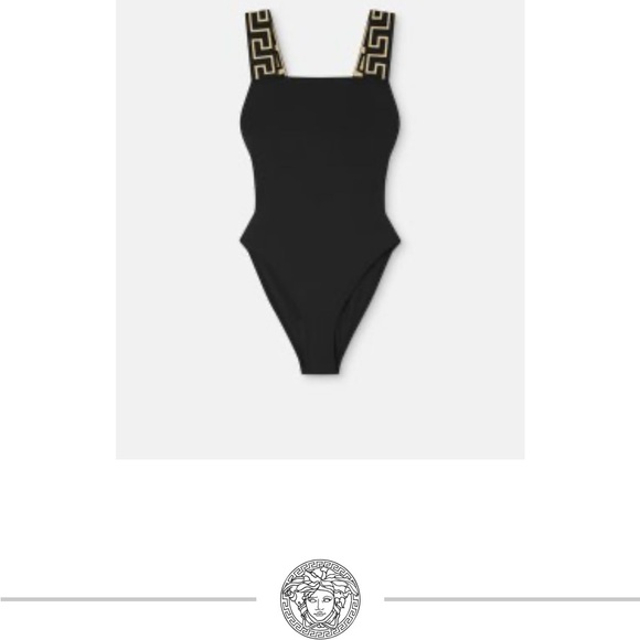 Versace Greca One Piece Swimsuit - Picture 1 of 7